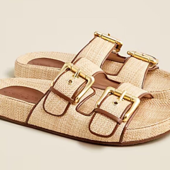 NWOT J Crew Marlow sandals in raffia - 10.5 - Picture 3 of 7